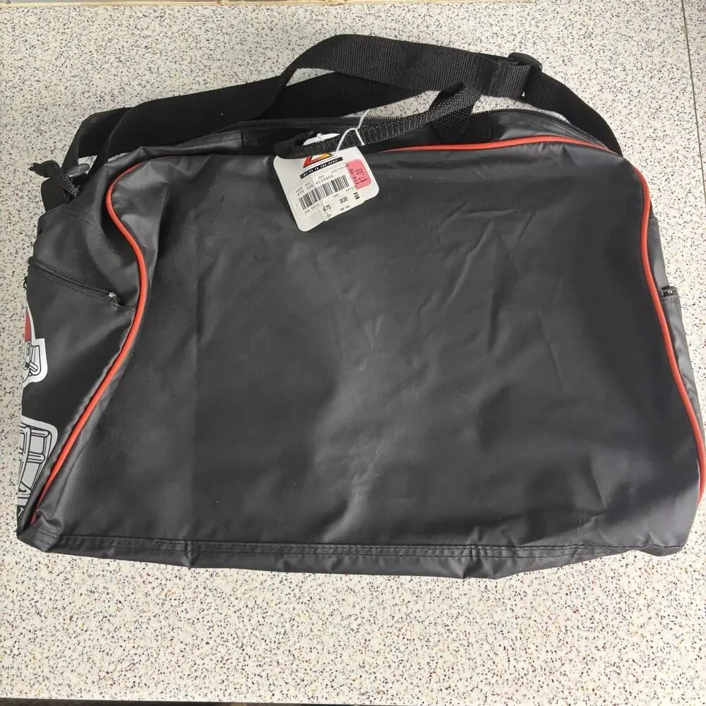 NWT Vintage 90s KANSAS CITY CHIEFS Football Duffle Gym Bag Carry Strap NFL New